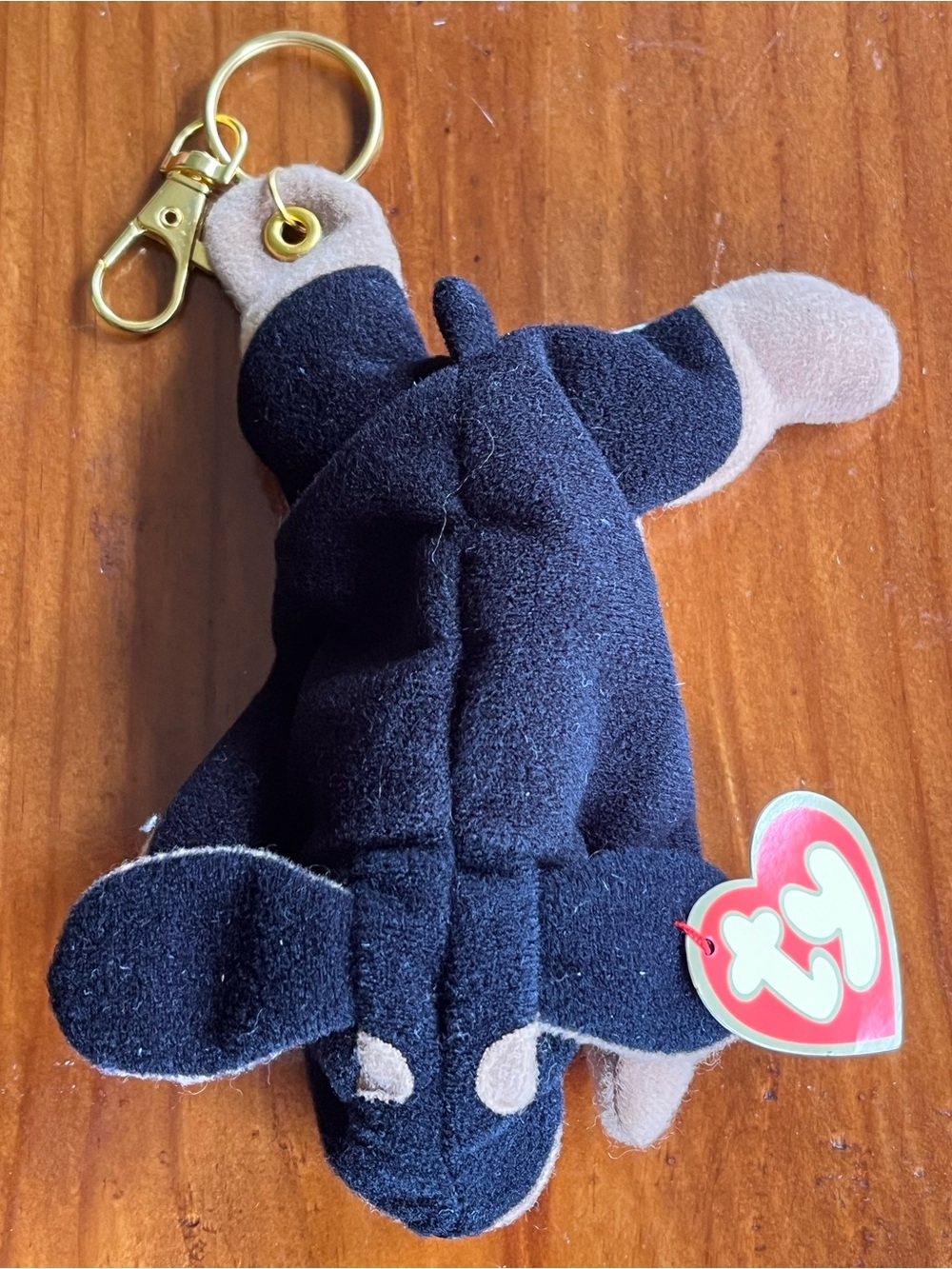 DOBY THE DOG Teenie Beanie Baby NWT Key/Purse/Backpack Charm